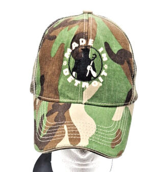 Trucker Hat Made Detroit Camouflage Mesh Snapback Adjustable Embroidered Logo